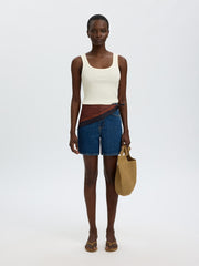Selected Femme Anna Organic Cotton U-Neck Tank Top