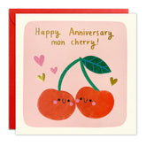 James Ellis Mon Cherry Anniversary Card