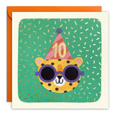 James Ellis Age 10 Cheetah Birthday Card