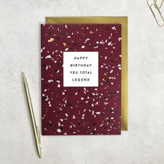 Paper Plane Designs - Happy Birthday You Total Legend Card