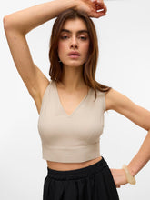 Vero Moda Milo Crop Top - Silver Lining