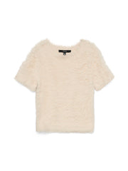 Vero Moda Fluffy Shirt Sleeved Pullover - Birch