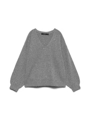 Vero Moda Demi Pullover - Medium Grey/Mel