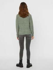 Vero Moda - Doffy O-Neck Blouse - Laurel Wreath/Melange