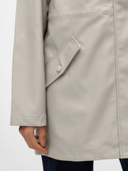 Vero Moda Malou Coated Rain Jacket - Moonbeam