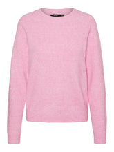 Vero Moda - Doffy O-Neck Blouse - Fuchsia Pink/Melange