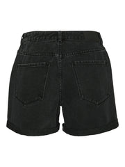 Vero Moda - Zuri Loose Shorts - Black Denim