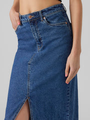 Vero Moda Veri Denim Skirt - Medium Wash