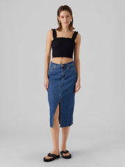 Vero Moda Veri Denim Skirt - Medium Wash