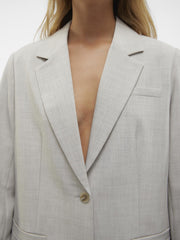 Vero Moda Cassidy Loose Blazer - Vapor Blue/Melange