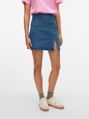 Vero Moda Nelly Medium Blue Denim Skirt