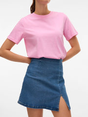 Vero Moda Nelly Medium Blue Denim Skirt