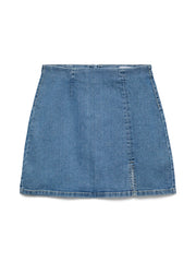 Vero Moda Nelly Medium Blue Denim Skirt