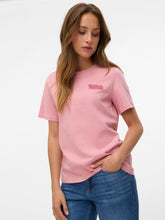 Vero Moda Paulina Organic Top - Rose Elegance/More Smile