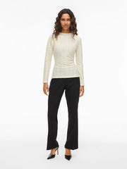 Vila Sagara Funnelneck Top - Birch