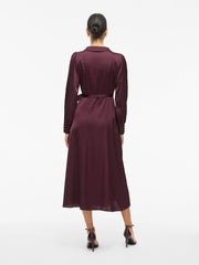 Vila Vienna Ravenna Dress - Fig