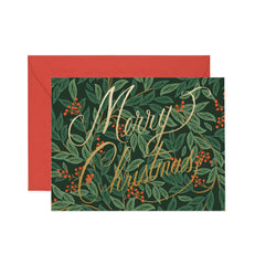 Rifle Paper Willowberry Christmas Card