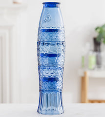 Uberstar Fish Stacking Drinking Glass - Set of 4 - Blue