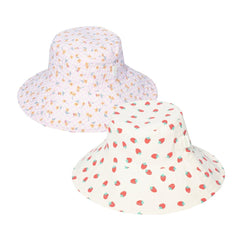 Rockahula Kids Strawberry Fair Reversible Sun Hat - 3-6 Years