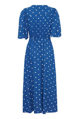 Fransa Kamma Dress - Beaucoup Blue