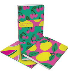 Roger La Borde Cute Fruit Notebook Set