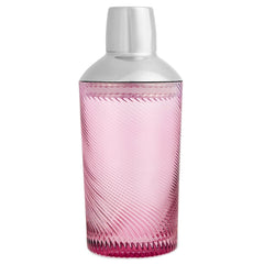 Uberstar Twist Glass Cocktail Shaker - Pink