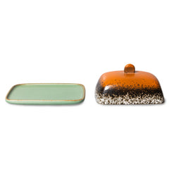 HKliving 70's Ceramics Butter Dish - Meteor