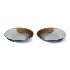 HKliving 70’s Ceramic Curry Bowls Upside Down - Set of 2