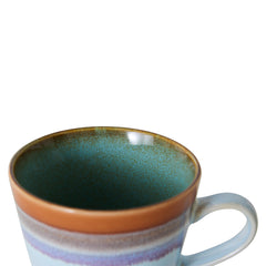 HKliving 70's Ceramics Cappuccino Mug - Ash