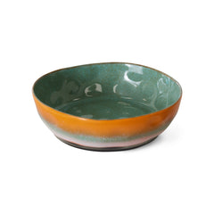 HKLIVING 70s Ceramics Pasta Bowls Golden Hour - Set of 2
