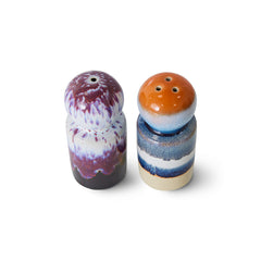 HKLIVING 70s Ceramics Pepper & Salt Jar - Stargaze