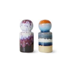 HKLIVING 70s Ceramics Pepper & Salt Jar - Stargaze
