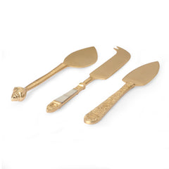 HKliving Cheese Knives Gold - Set of 3