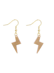 Bolt Charm Earrings