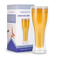 Uberstar Double Wall Beer Glass