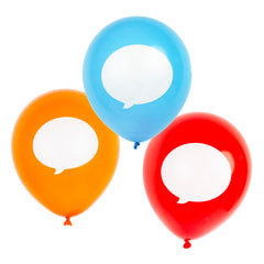 Write On Birthday Baloons -12 Pack