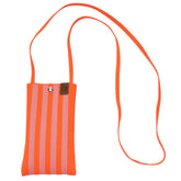 Charlie Phone Bag - Pink/Orange Stripe