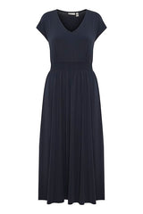 Fransa Seen Dress Navy