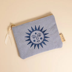 Cai & Jo Corduroy Pouch in Seafoam