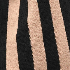 Lois Shopper Tote Bag - Ecru/Black Stripe
