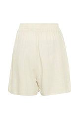 Fransa Juna Linen Shorts Birch Melange