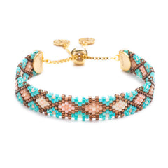 Azuni Narrow Maya Toggle Bracelet- Concha