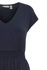 Fransa Seen Dress Navy