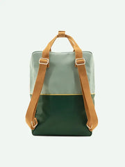 Sticky Lemon - Backpack Large / Meadows Colourblocking / Island Blue & Green Meadow