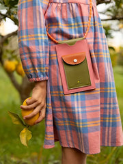 Sticky Lemon - Phone Pouch XL Farmhouse / Flower Pink