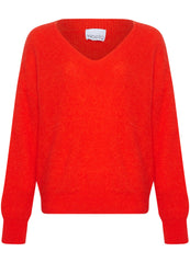 Noella Josie Knit Jumper - Fiery Red