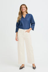 Fransa Twill Hanna Trousers