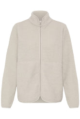 Fransa Tenya Cardigan - Pumice Stone