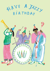 Roger La Borde Jazzy Birthday Card