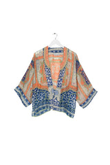 One Hundred Stars - Indian Summer Blue Kimono